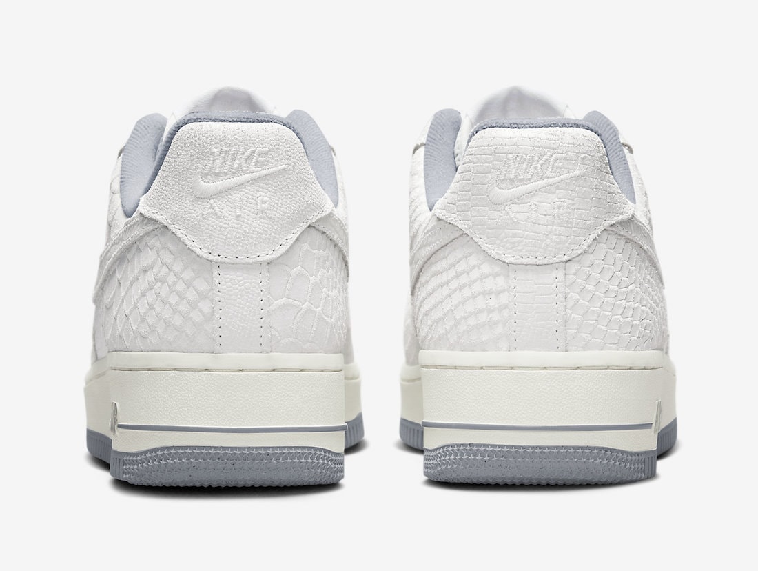 Nike Air Force 1 Low White Python Snake DX2678-100