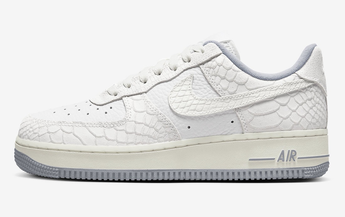Nike Air Force 1 Low White Python Snake DX2678-100