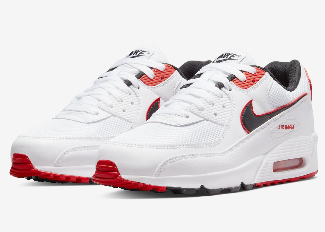 Air max best sale 90 white orange