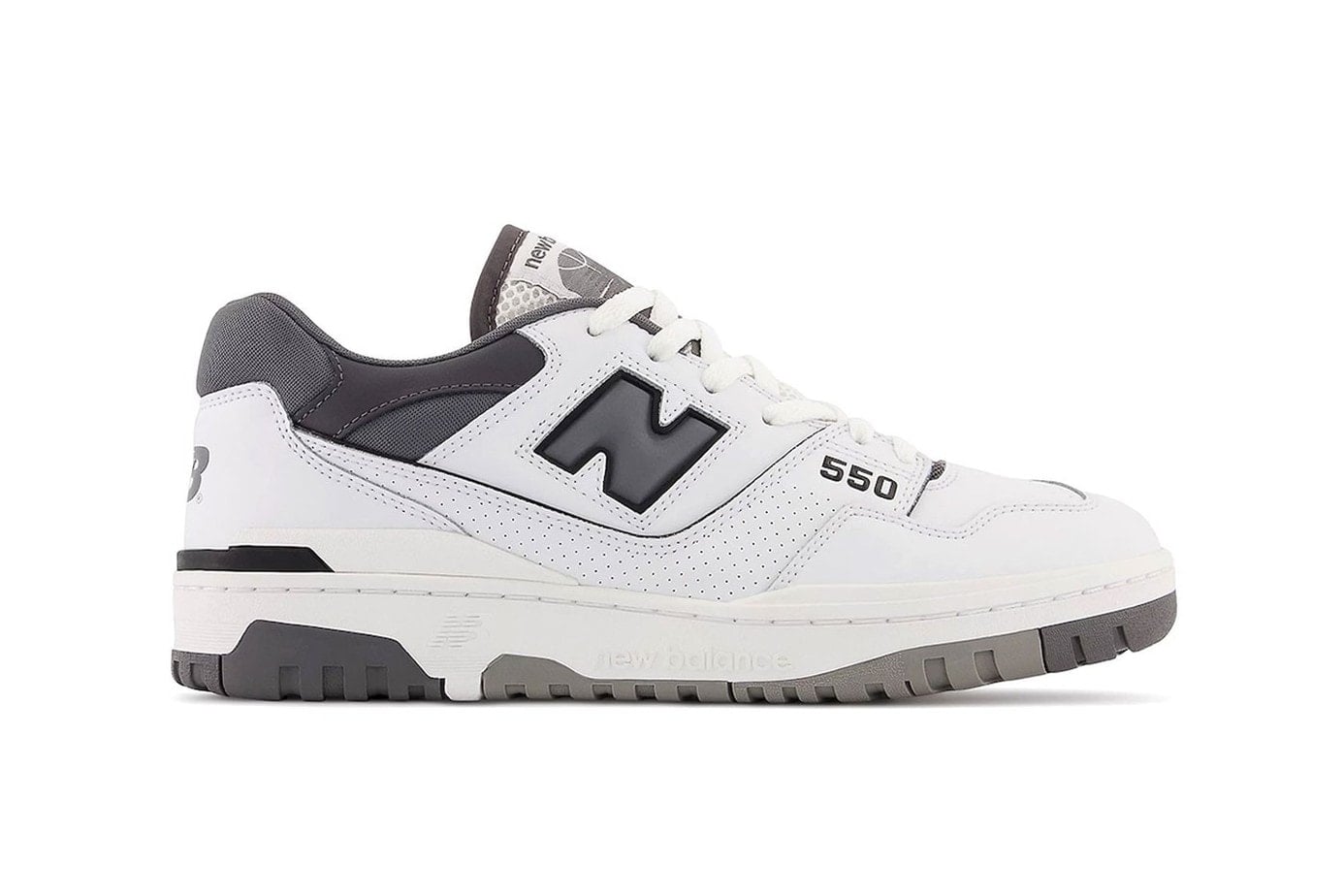 New Balance 550 White Grey Bb550wtg