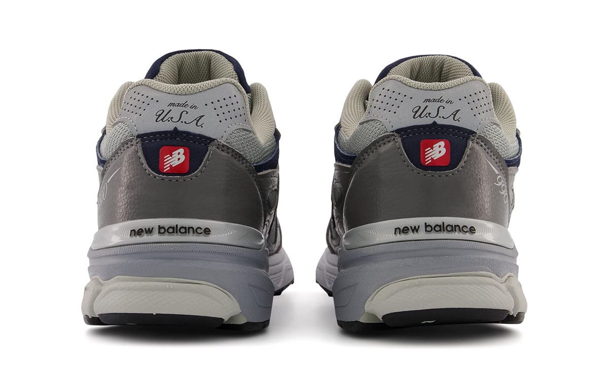 New Balance 990v3 Grey Leather M990gj3