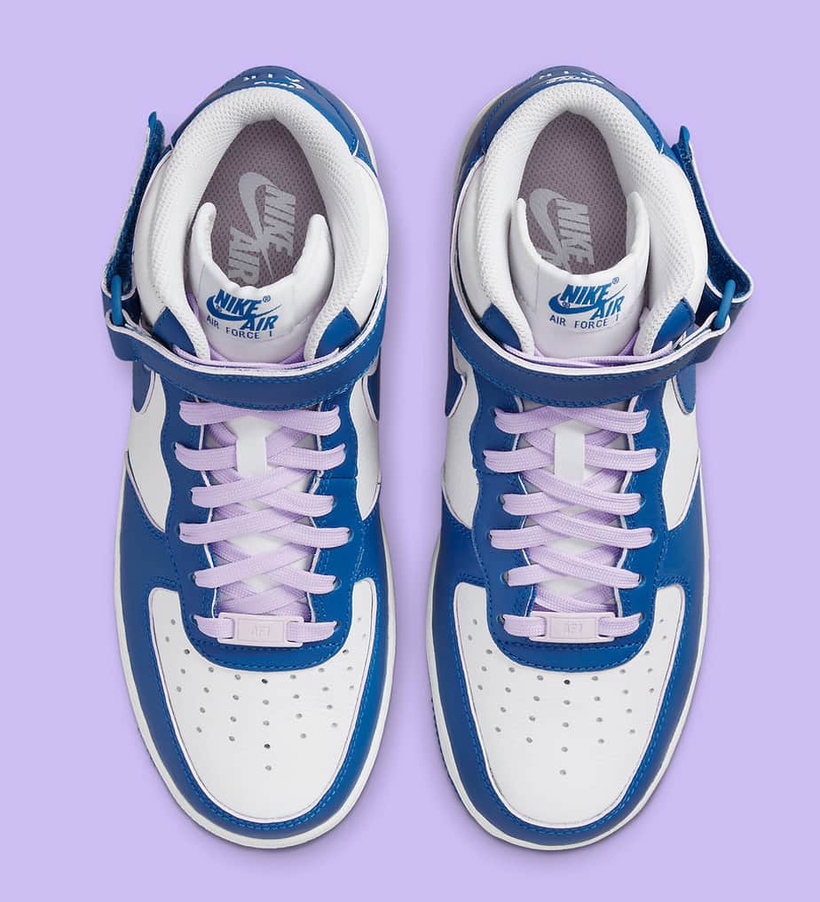 Nike Air Force 1 Mid White Royal Lilac DX3721-100
