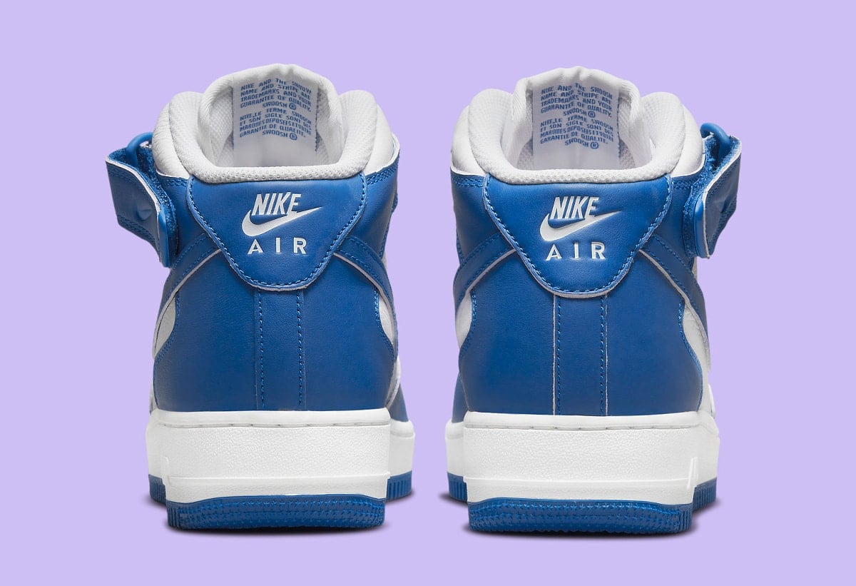 Nike Air Force 1 Mid White Royal Lilac DX3721-100
