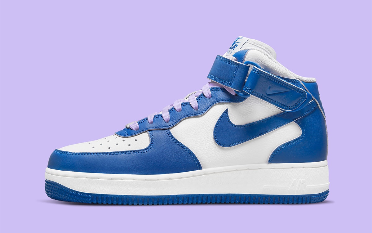 Nike Air Force 1 Mid White Royal Lilac DX3721-100