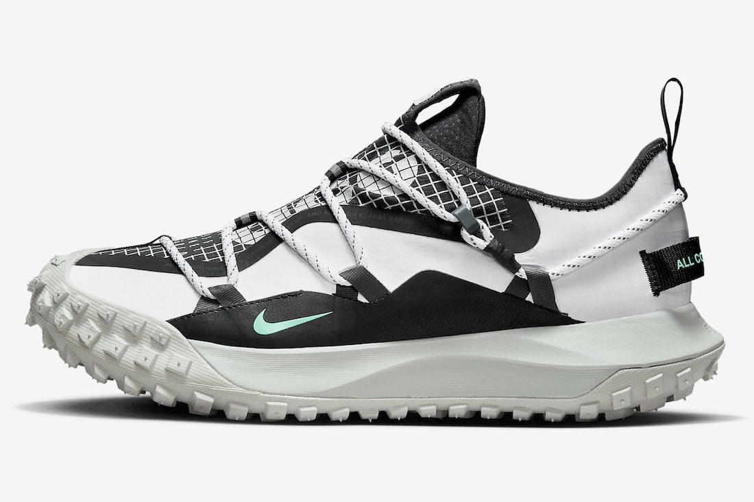 Nike Acg Mountain Fly Low Se White Black Anthracite Grey Fog DO9334-100