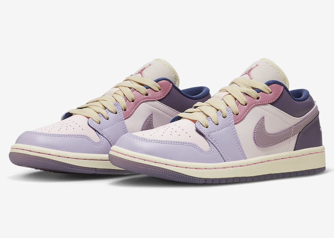 different shades of pink jordan 1