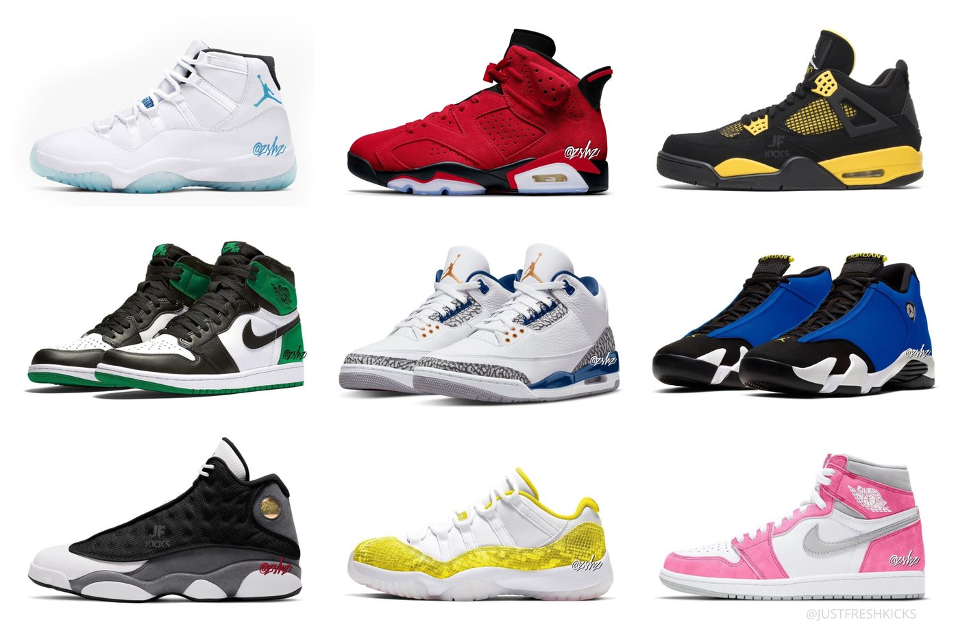 Air Jordan Sneaker Releases for 2023 - JustFreshKicks