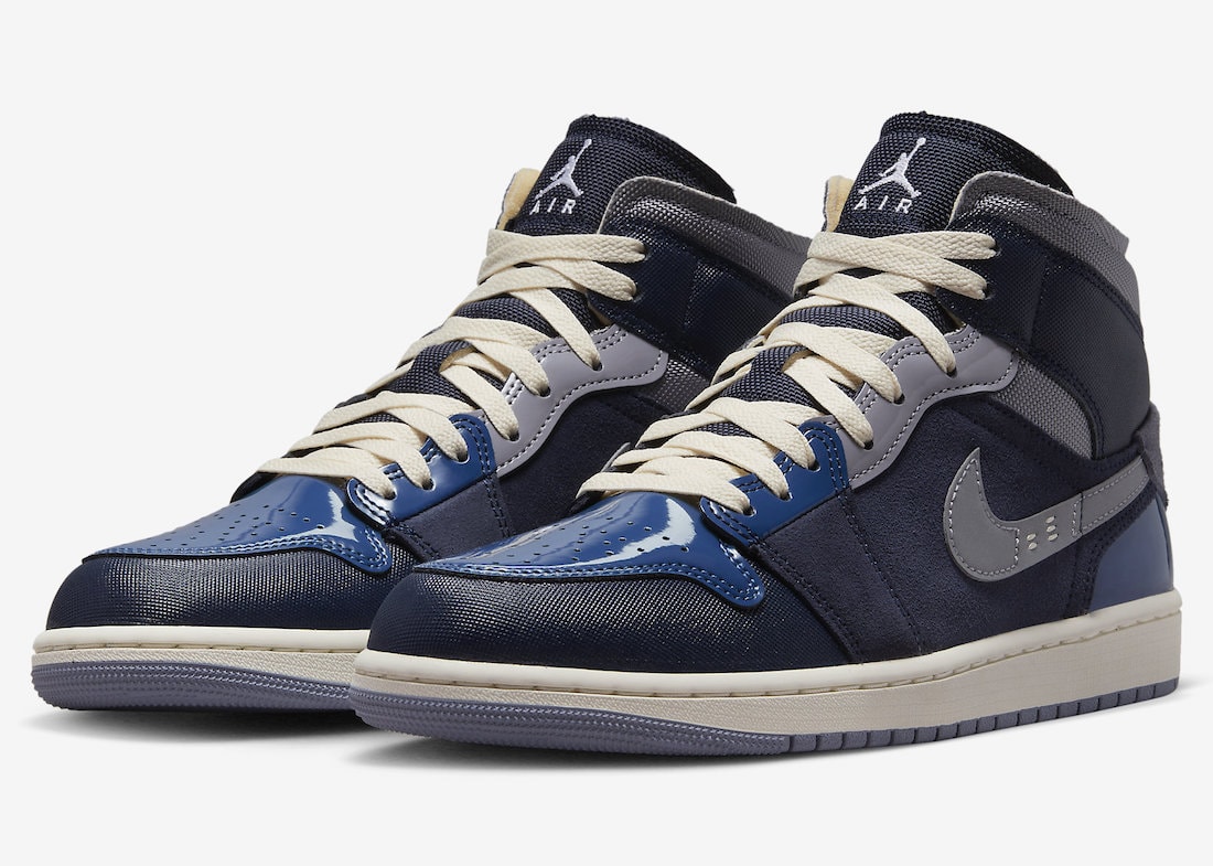 Air Jordan 1 Mid Craft Obsidian Release Details - JustFreshKicks