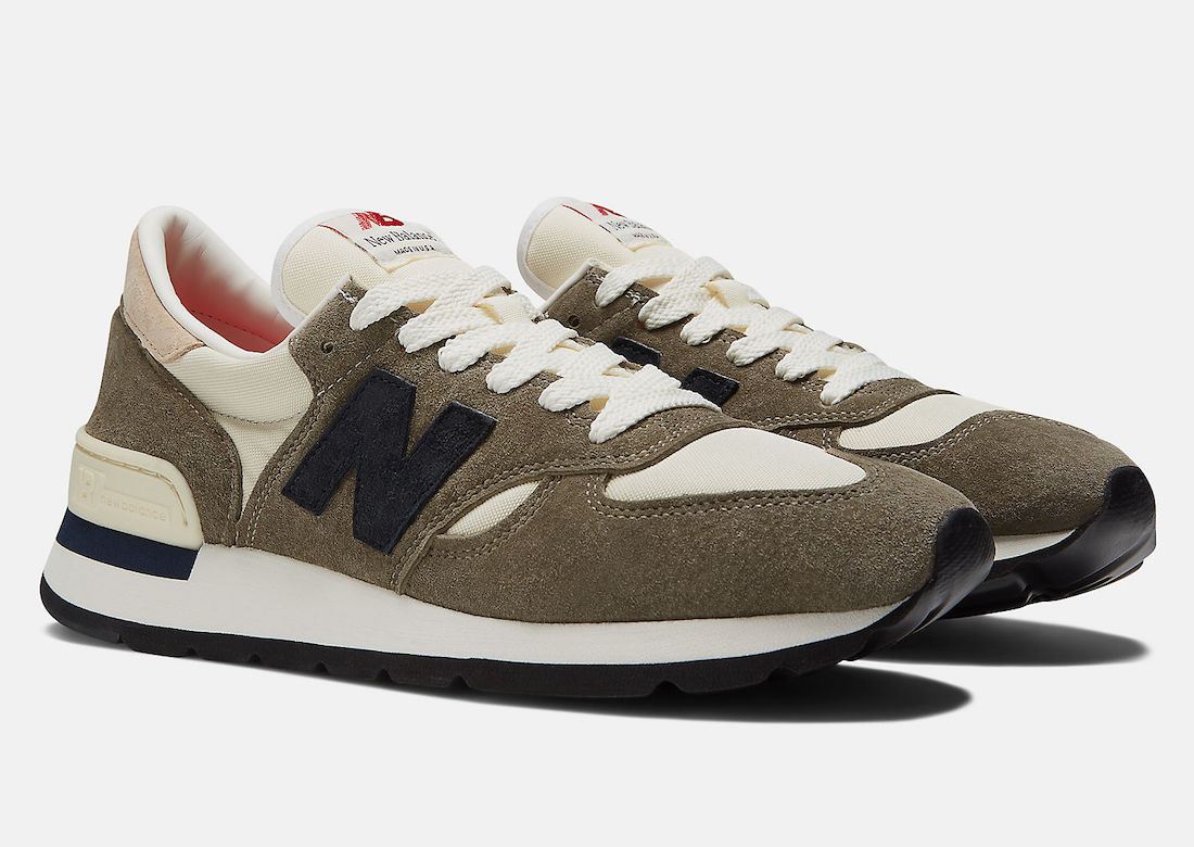 New balance outlet 990 olive green