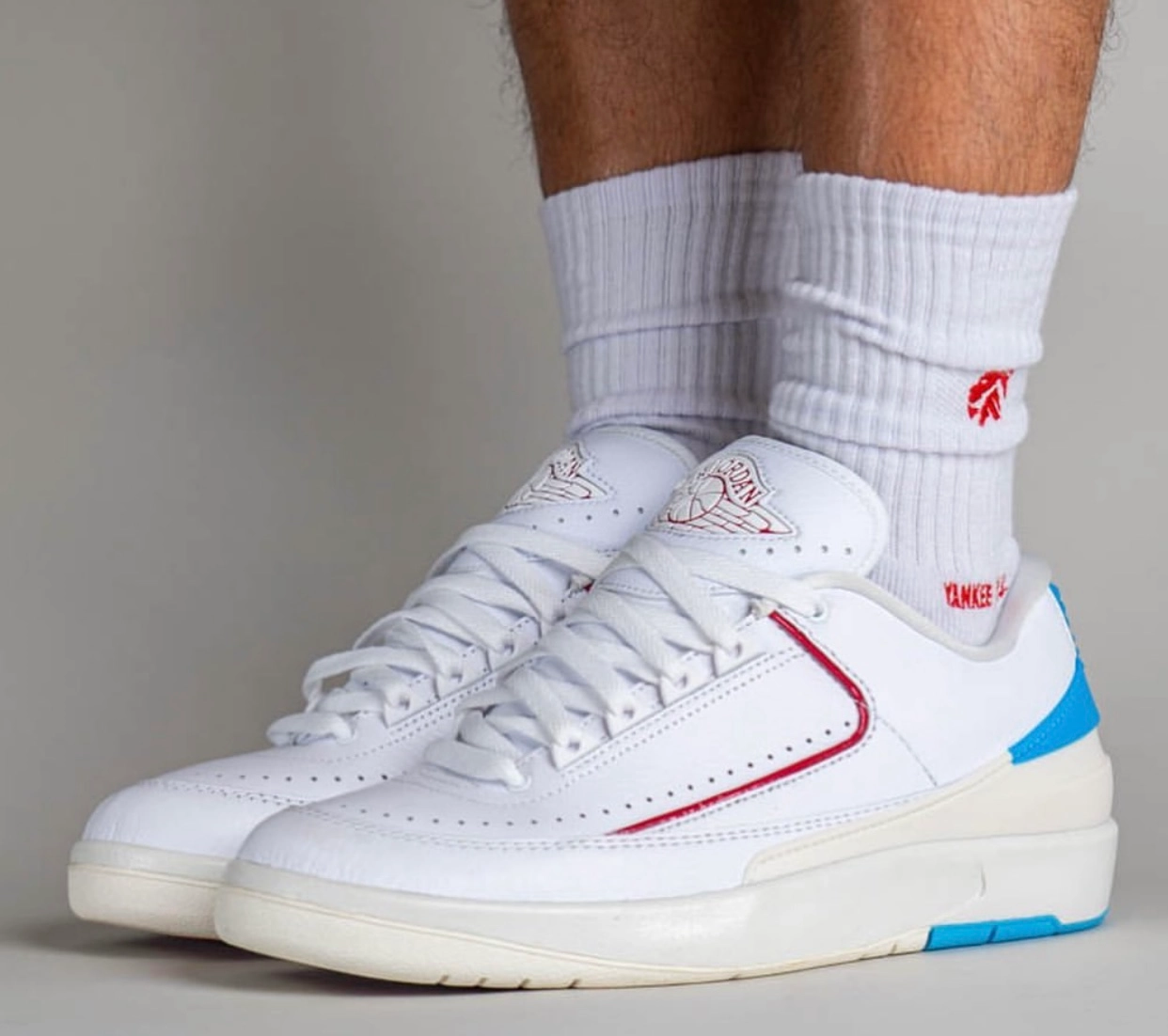 Air-Jordan-2-Low-UNC-To-Chicago-DX4401-164-Release-Date-On-Feet-2