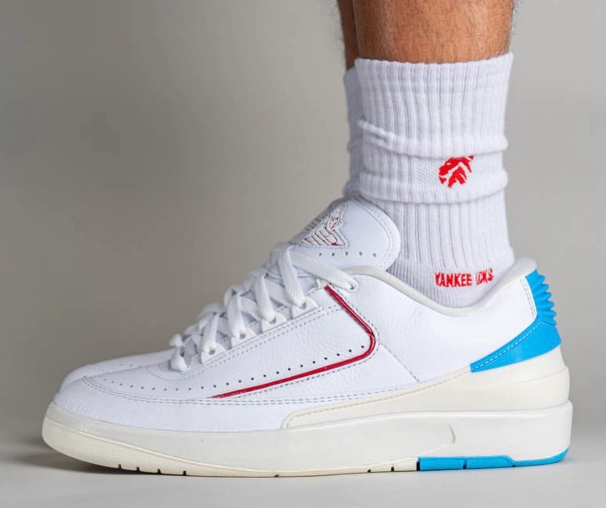 Air-Jordan-2-Low-UNC-To-Chicago-DX4401-164-Release-Date-On-Feet-2