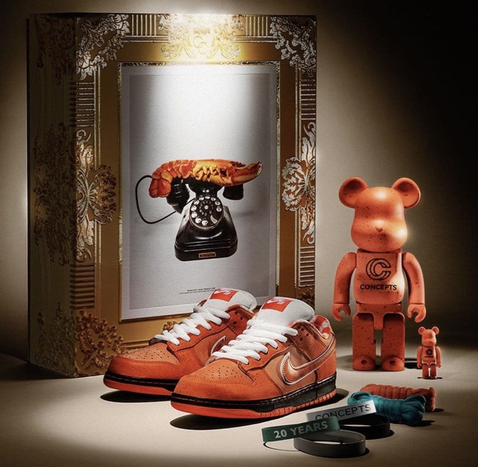 Concepts x Nike SB Dunk Low Orange Lobster Details JustFreshKicks