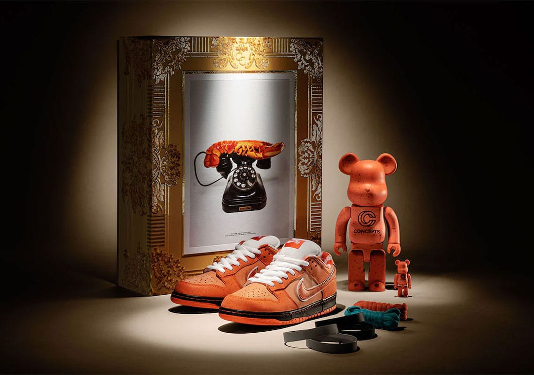 Concepts x Nike SB Dunk Low Orange Lobster Details - JustFreshKicks