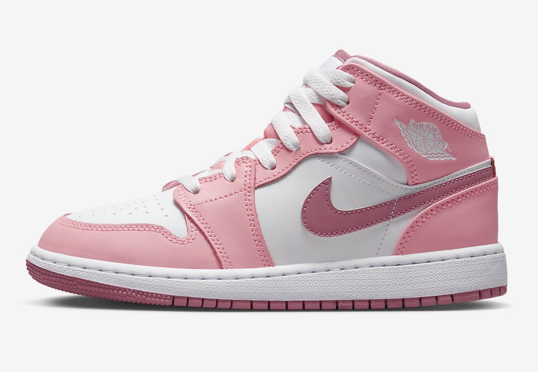 Air-Jordan-1-Mid-GS-Pink-White-Valentines-Day-Release-Date-4