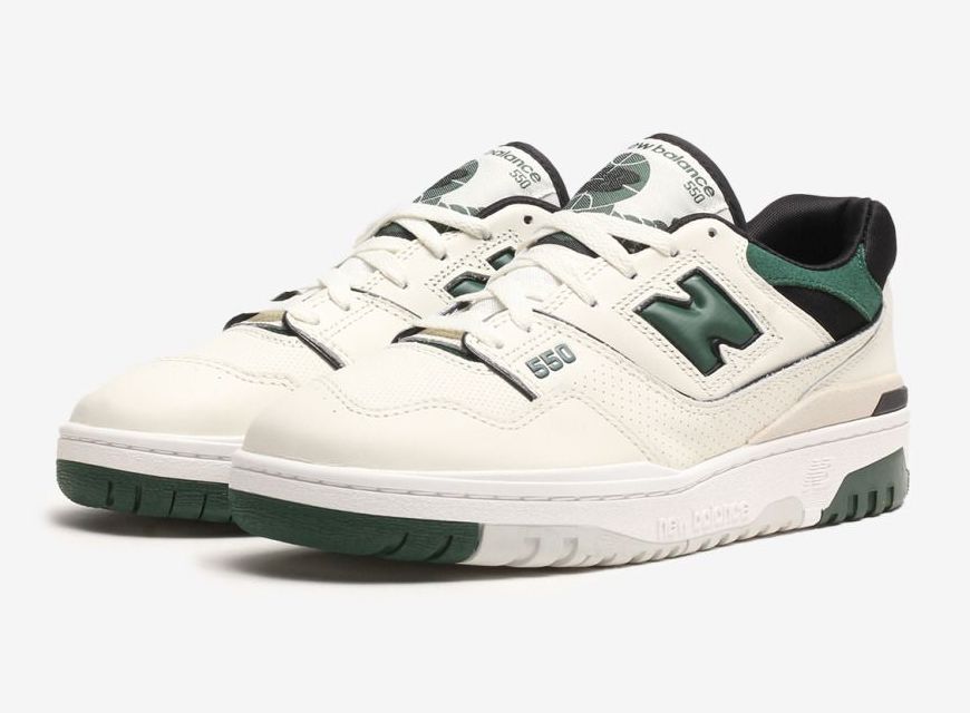 new balance 550 pine green