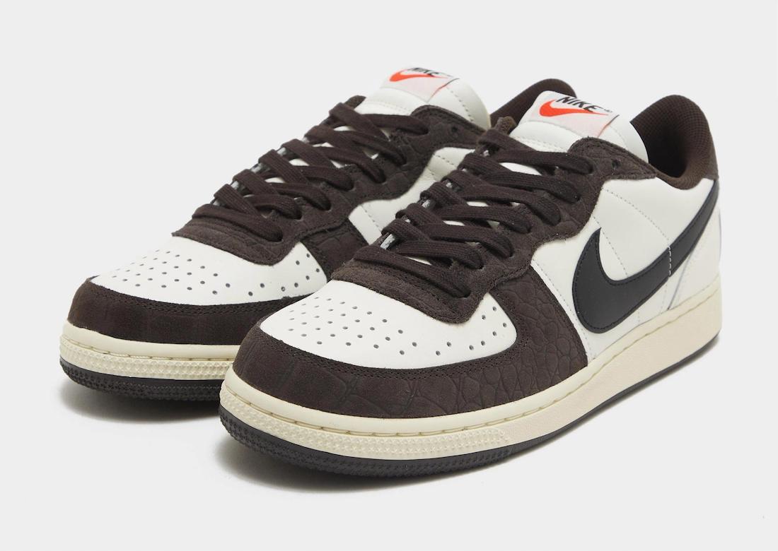 Nike Adds Brown Croc Print Suede to the Terminator Low