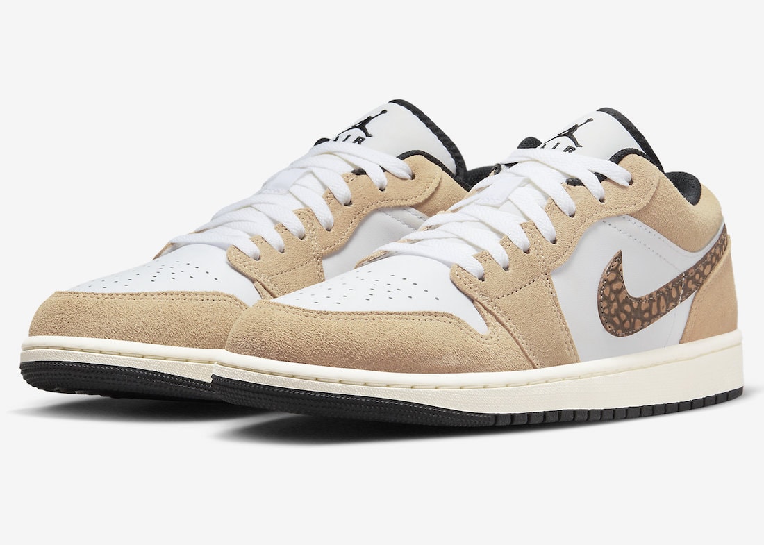 Official Images of the Air Jordan 1 Low “Brown Elephant”