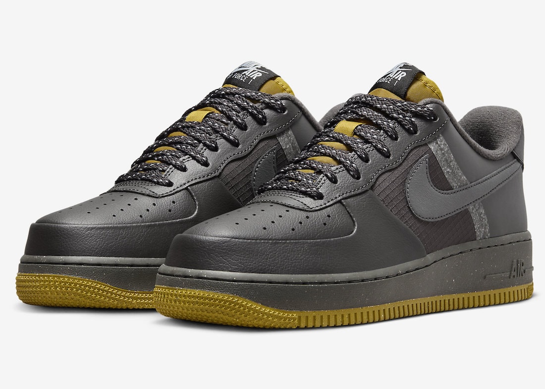 Wolf Grey Leather Dresses This Nike Air Force 1 Low - Sneaker News