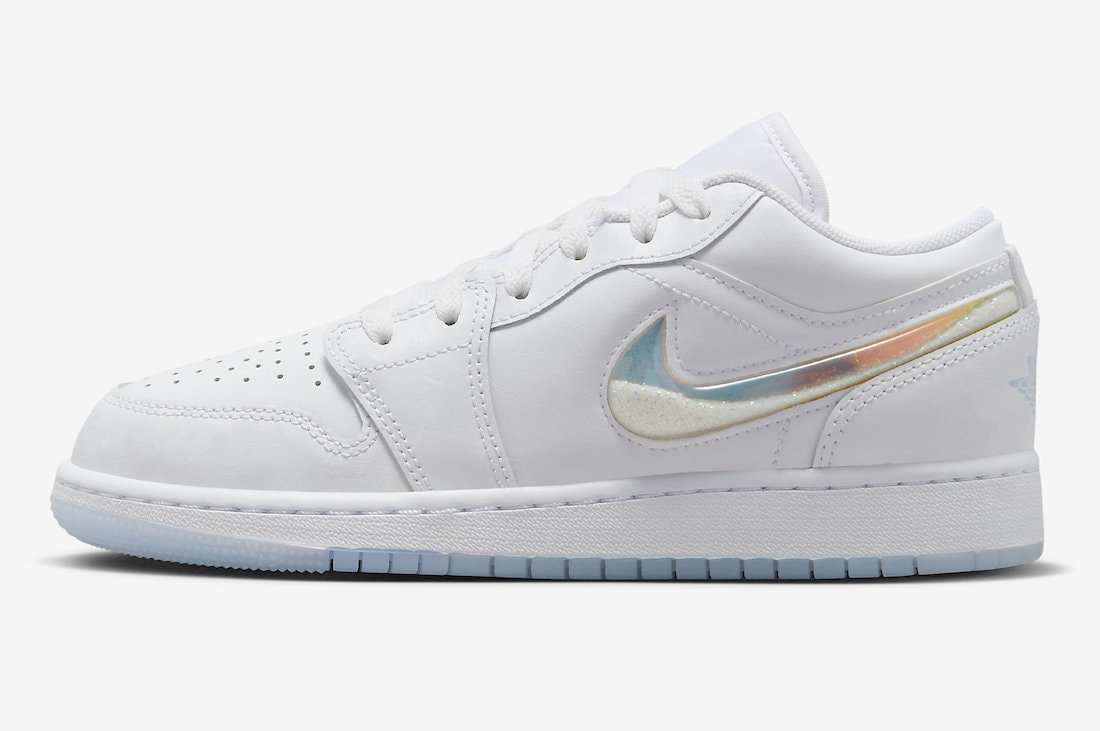 Air-Jordan-1-Low-GS-Glitter-Swoosh-FQ9112-100-4