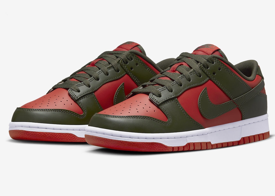 Official Images of the Nike Dunk Low “Mystic Red”