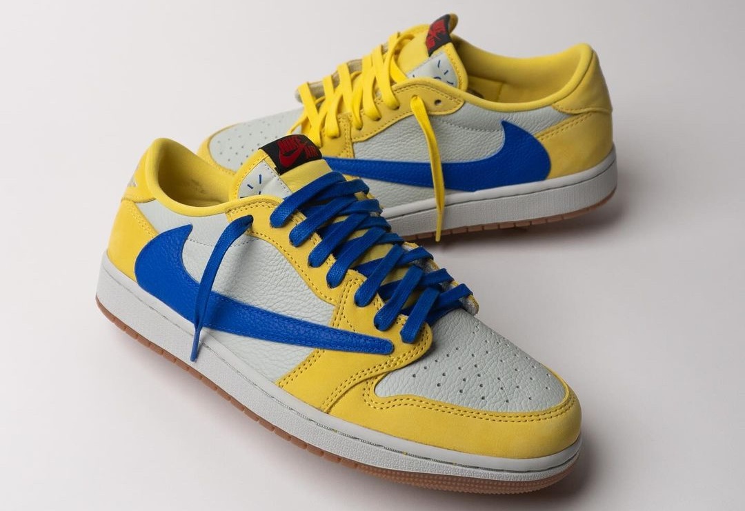 Travis Scott x Air Jordan 1 Low OG “Canary”
