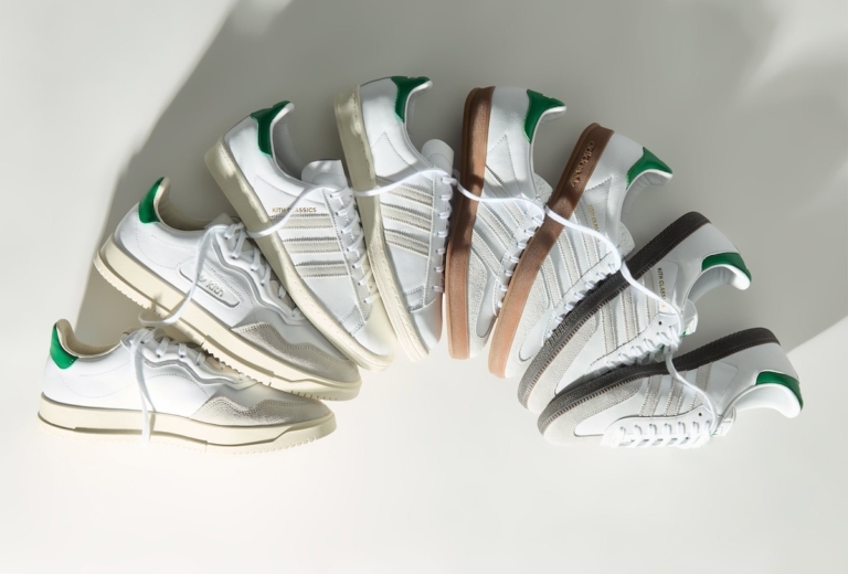 adidas gazelle silver green womens Adidas x Kith Men's Samba Golf White / Dash Grey / Off White Low Top  Sneakers main image 0