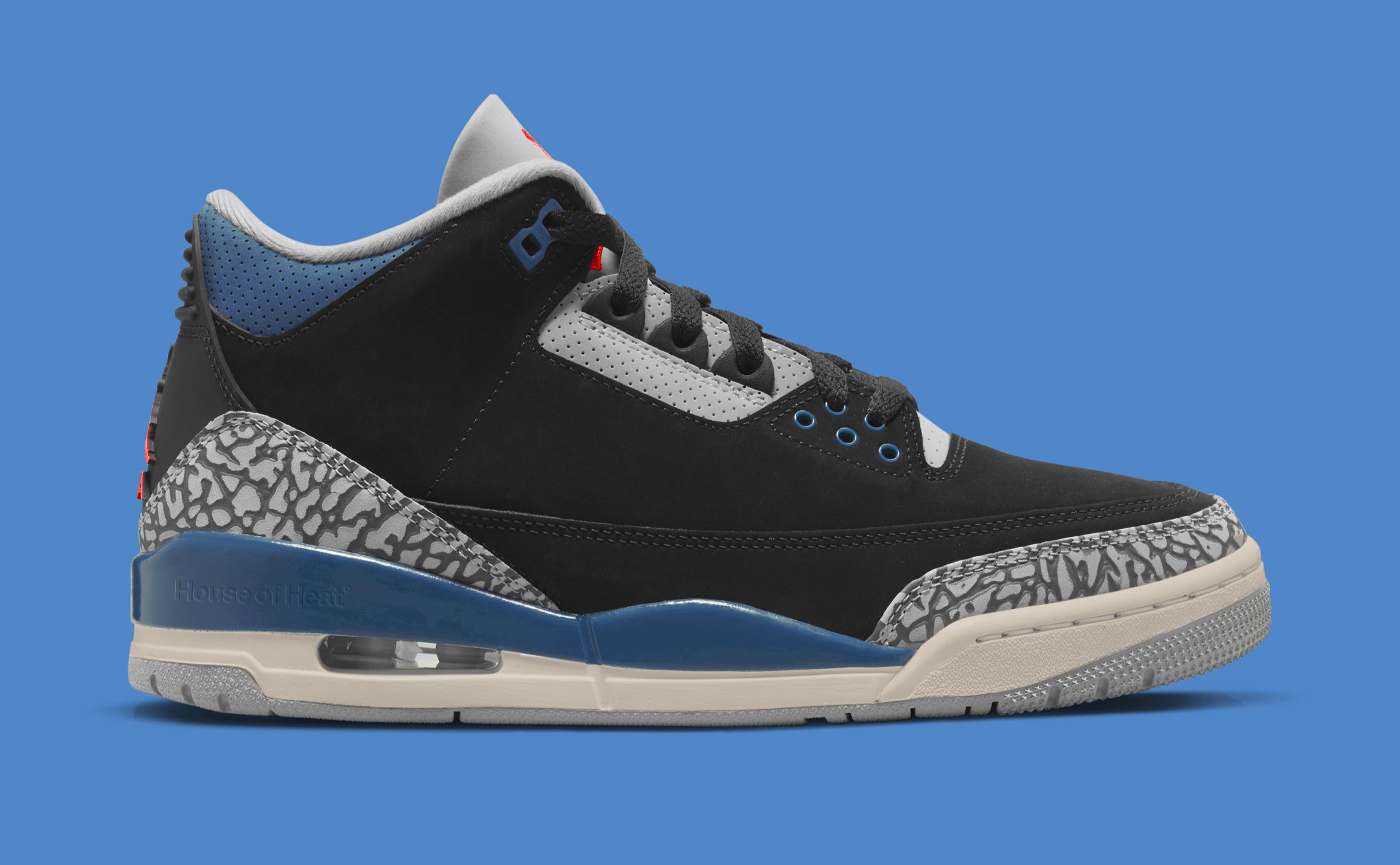 Air Jordan 3 "Black Military Blue" Solelinks