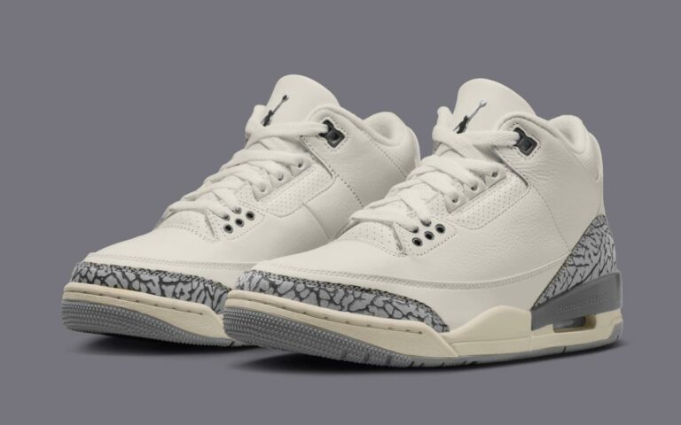 Air Jordan 3 Retro “Sail/Cement Grey” Releasing 2025