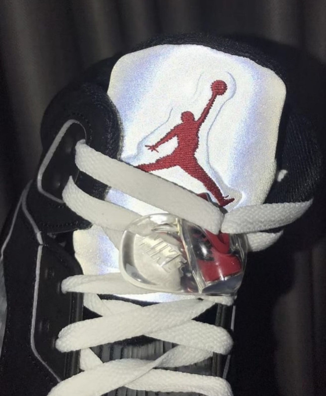 jordan black and white 5