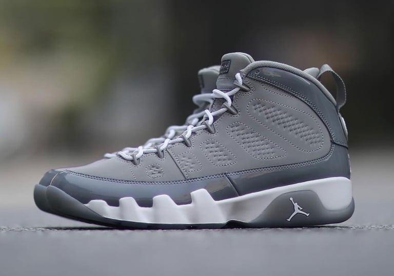 The Air Jordan 9 “Cool Grey” is Now Available