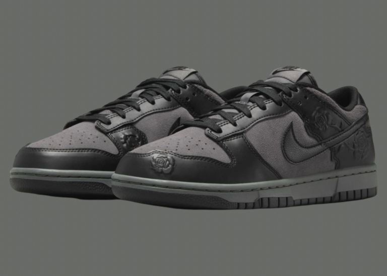 “Black Roses” Adorn a Second Valentine’s Nike Dunk Low