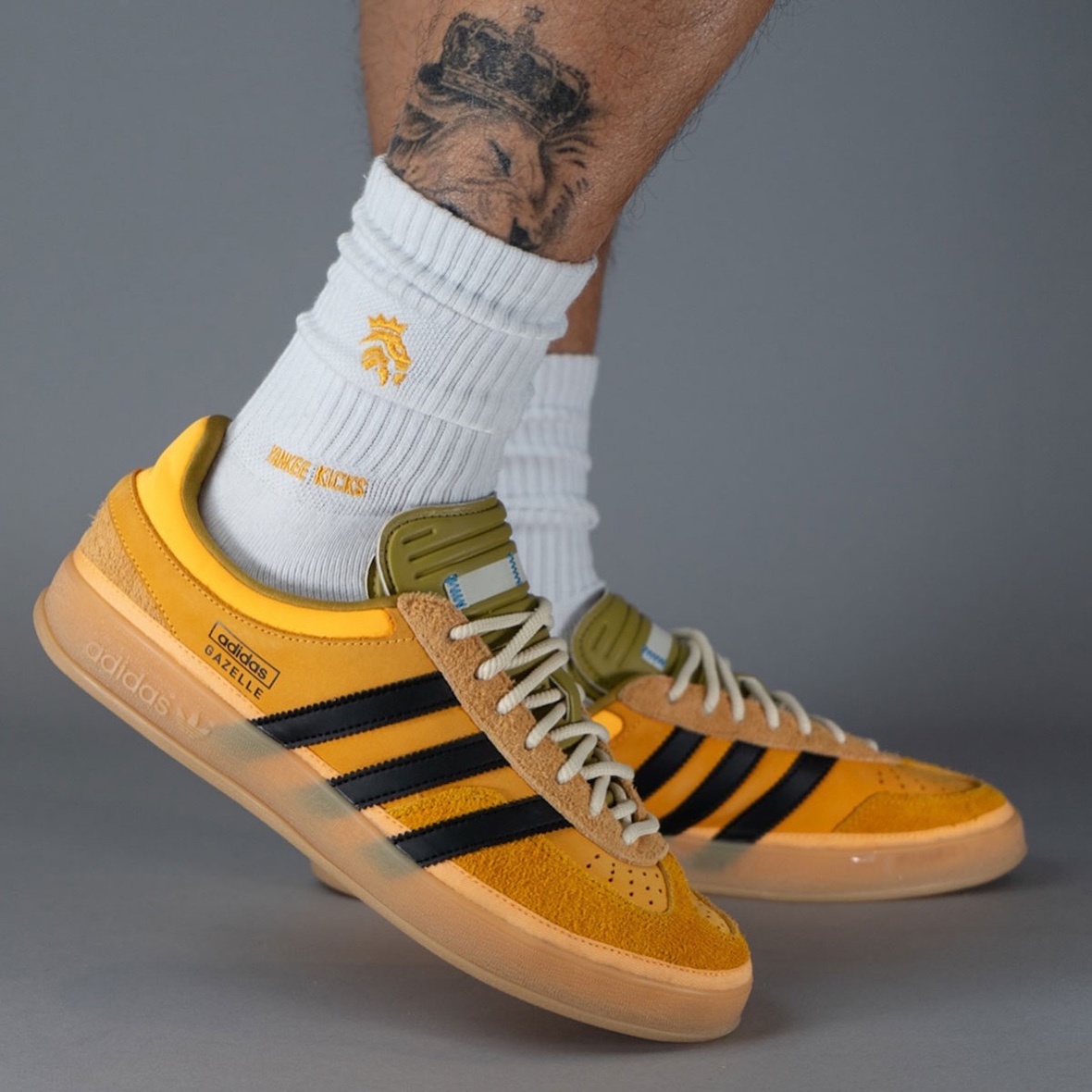 Bad Bunny adidas Gazelle Crew Yellow