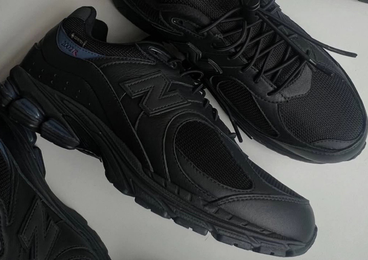 JJJJound x New Balance 2002R GTX “Triple Black” Coming Soon