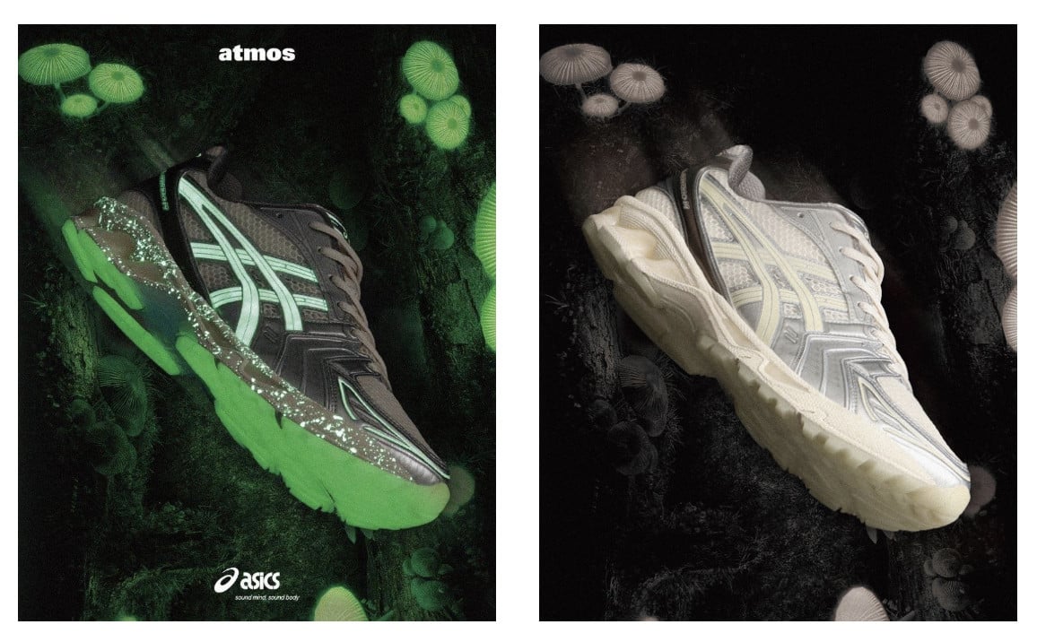 The Atmos x ASICS Gel-Kayano 14 “Yakoutake” Glows in Dark