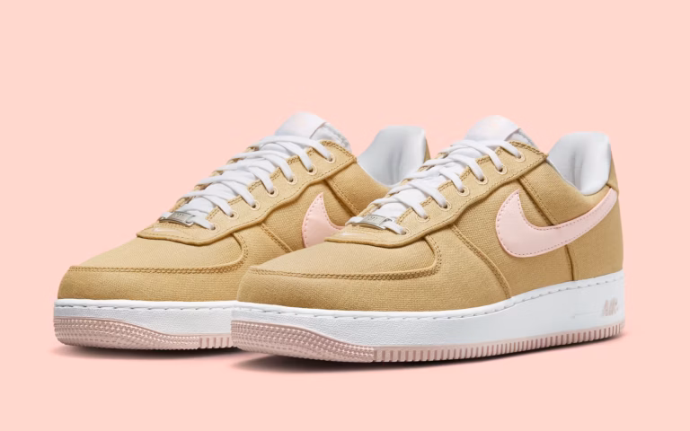 The Air Force 1 Low Canvas “Linen” Releases in Canvas in March