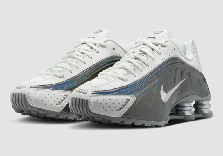 Nike Shox R4 Gets a White/Iridescent Upgrade for Spring 2025