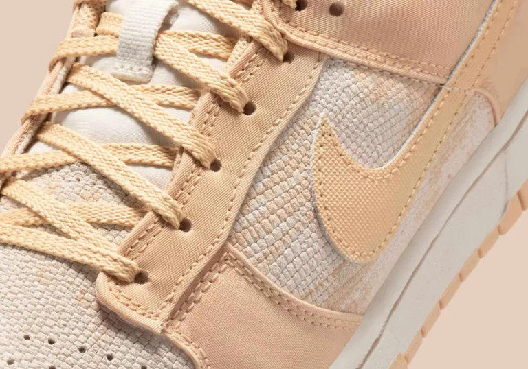 Nike’s Dunk Low Gets a Textures Snakeskin Upgrade in “Sesame”