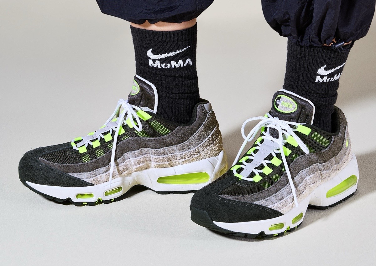 The “Reverse Neon” Nike Air Max 95 is a MoMA Exclusive