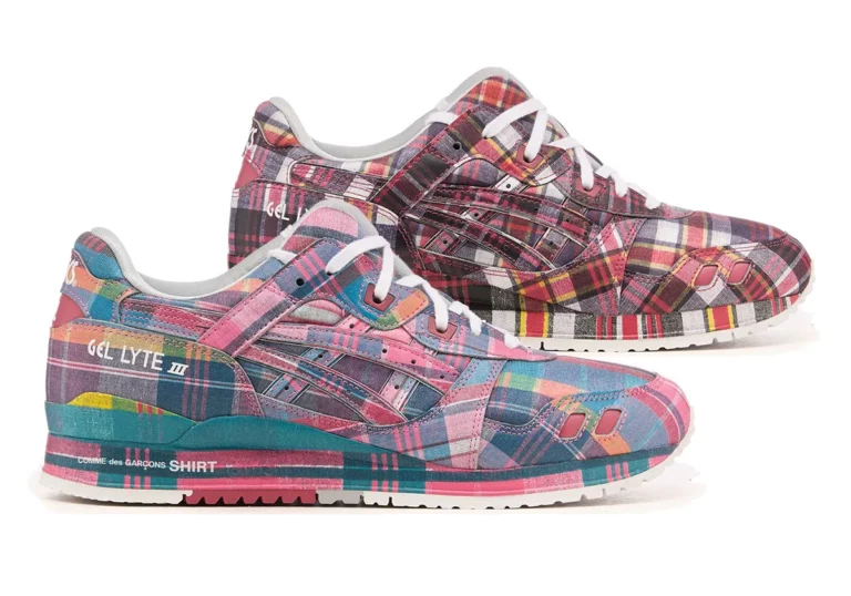 CdG Shirt x Asics GEL-Lyte III “Plaid” Pack Releases Spring 2025