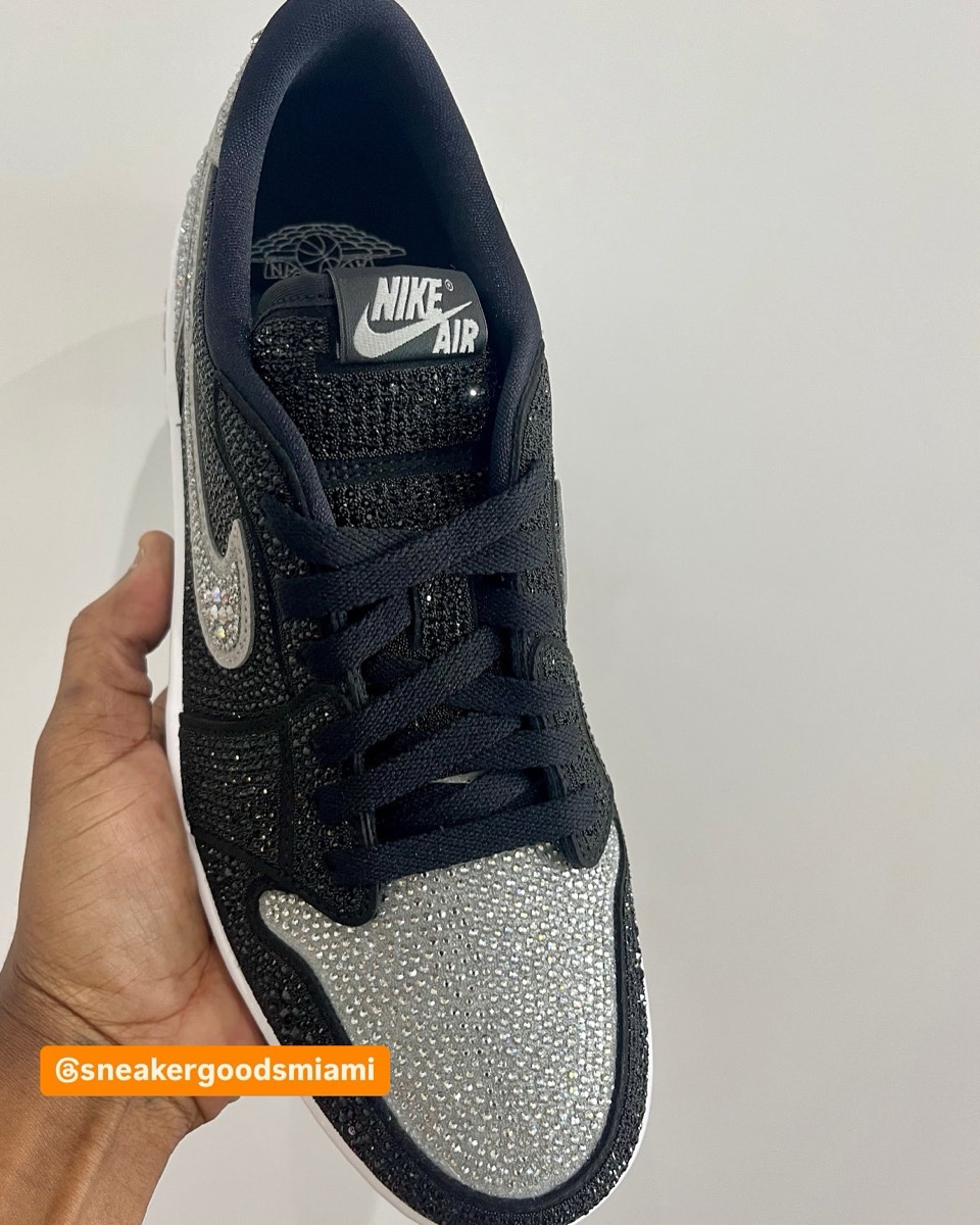 Swarovski Air Jordan 1 Low Shadow HM9208-001