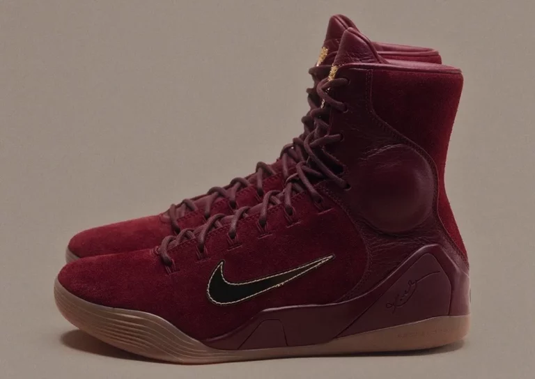 The Nike Kobe 9 Elite EXT Goes Premium in Burgundy Suede