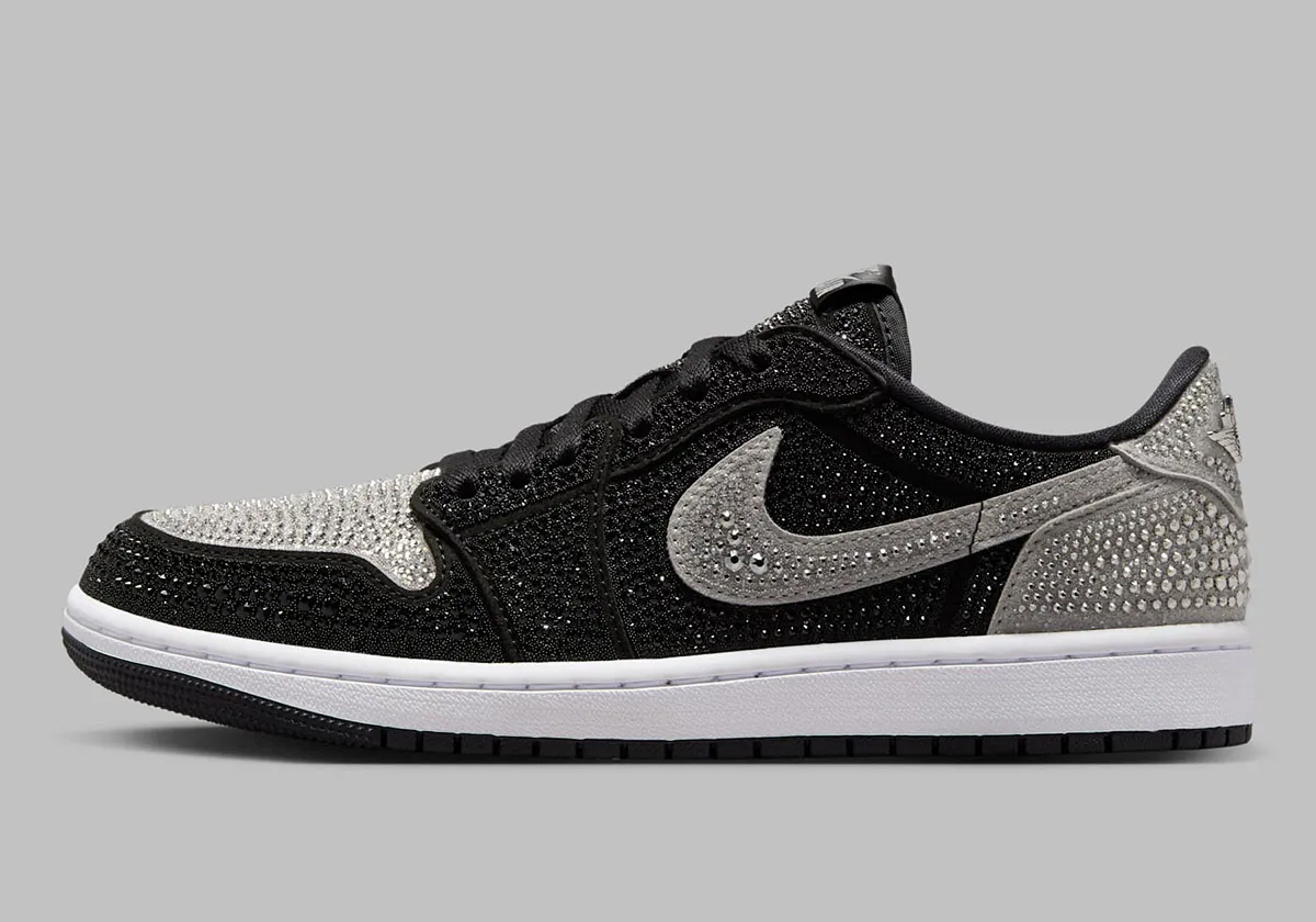 PRIMERA MIRADA: Swarovski x Air Jordan 1 Low “Shadow”