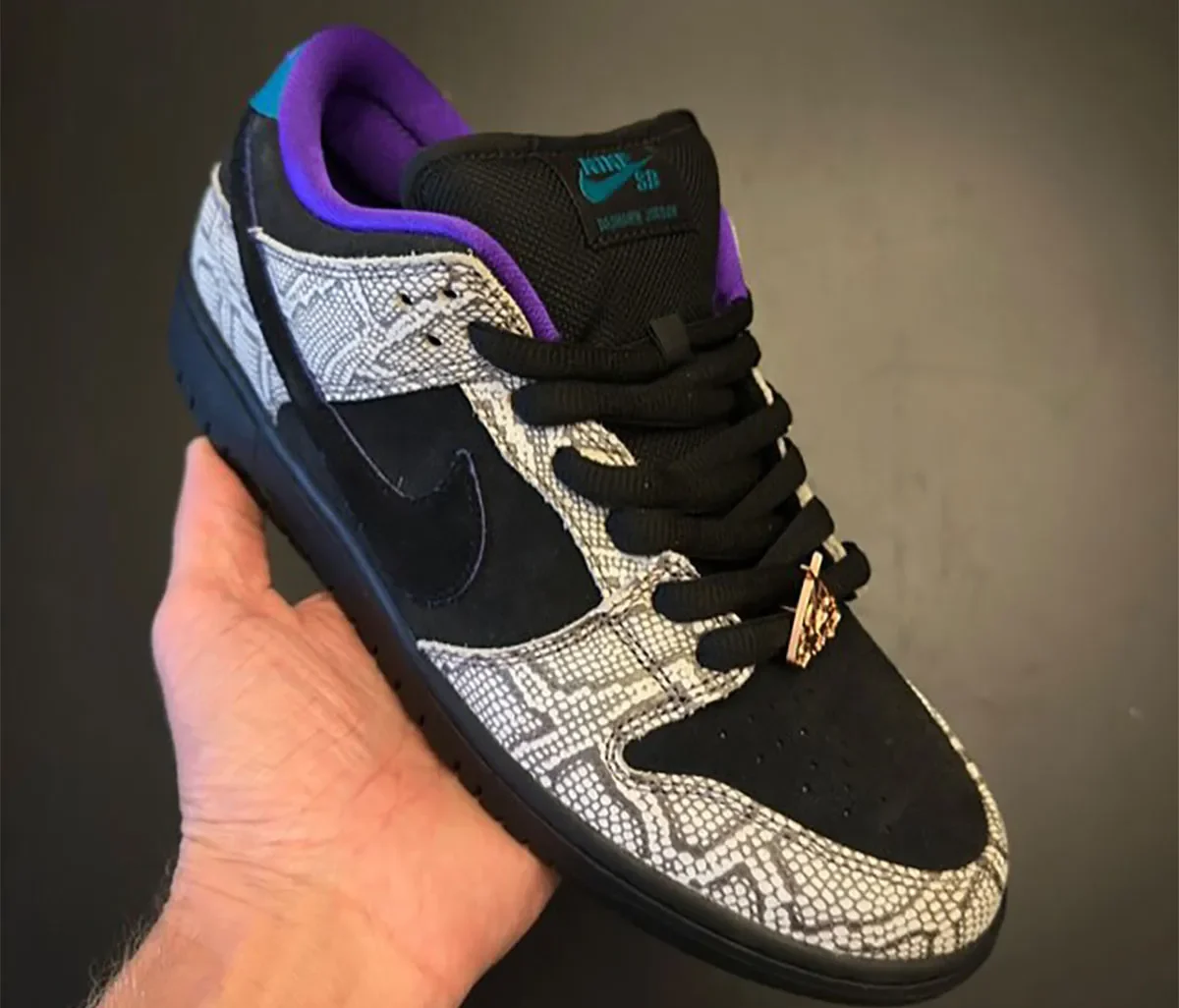 First Look at Dashawn Jordan’s Nike SB Dunk Low “Diamondback”