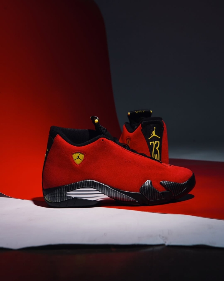 The 2025 Air Jordan 14 “Ferrari” is Now Available
