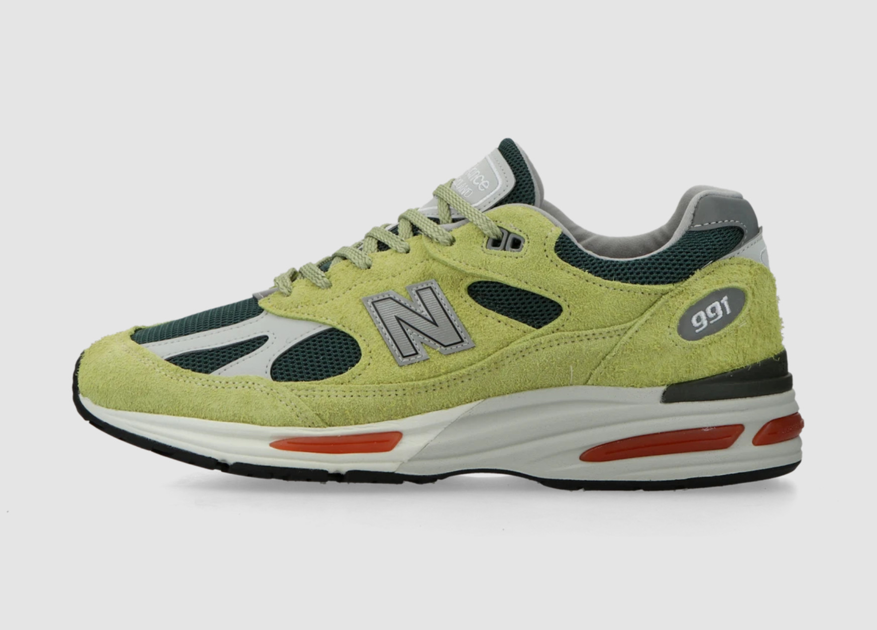 New Balance 991v2 Lime Green U991GT2
