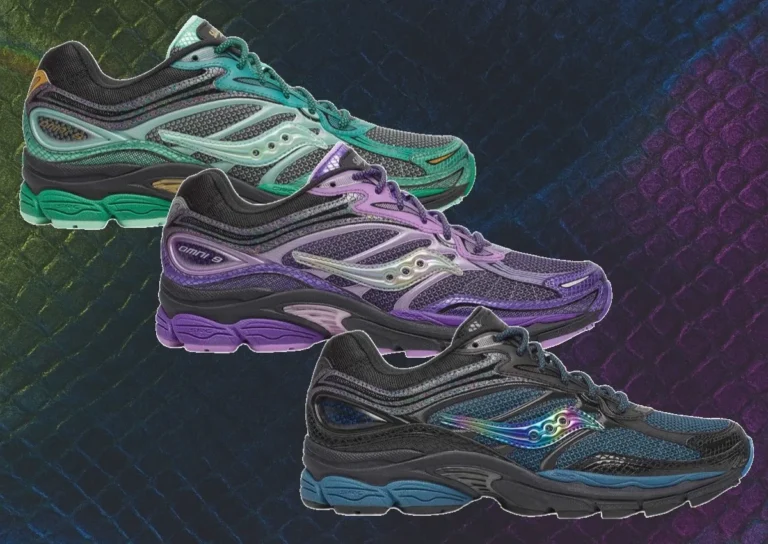 Saucony’s “Glowaconstrictor” Pack Brings Snakeskin to the ProGrid Omni 9