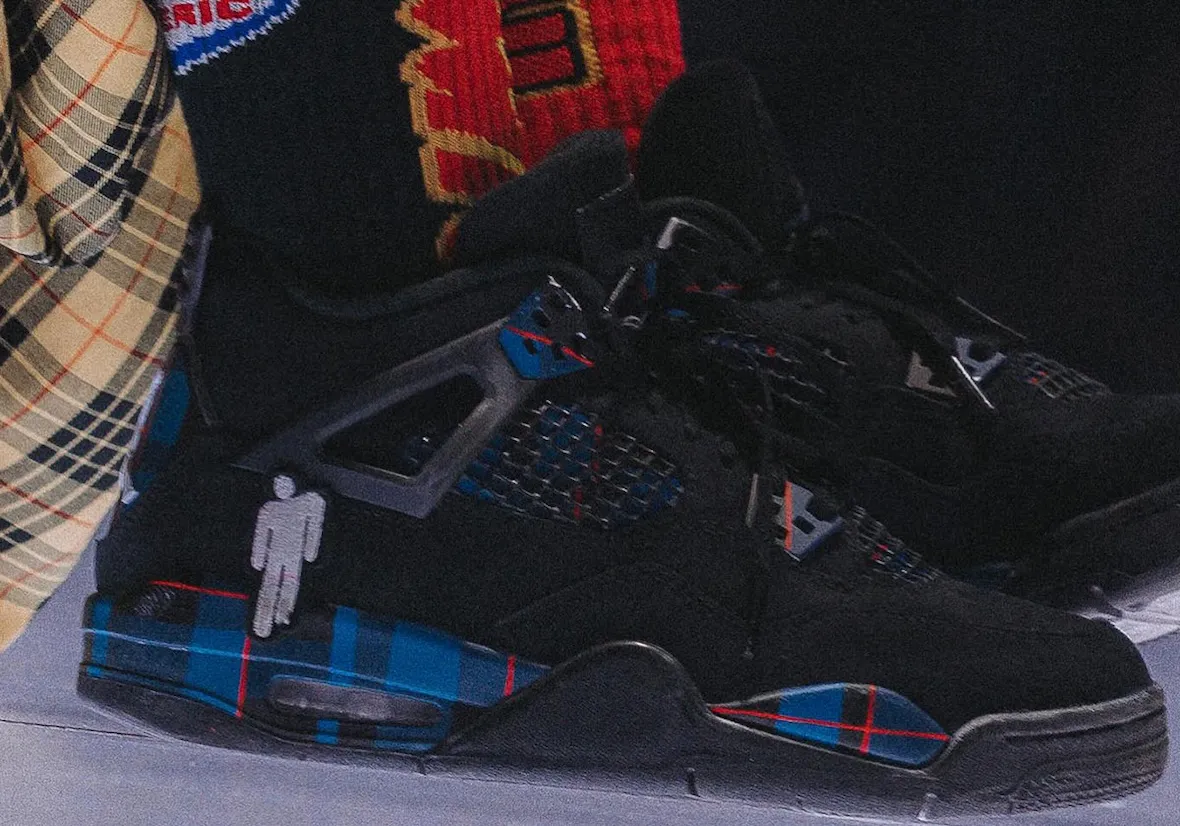 Billie Eilish Air Jordan 4 Plaid first look
