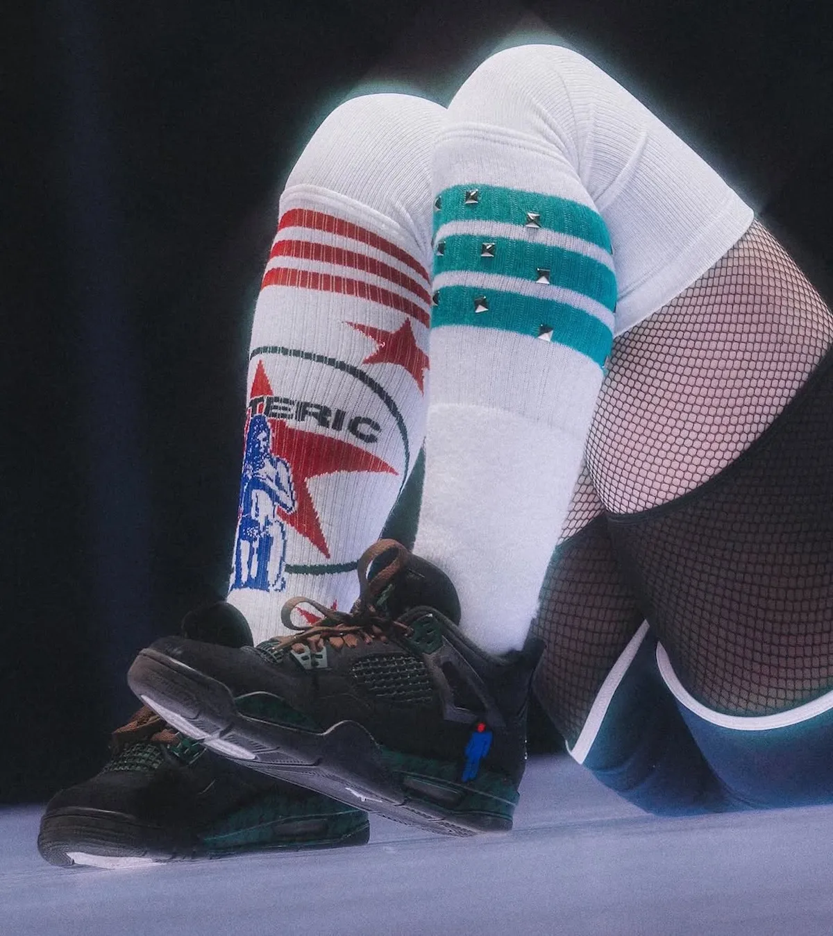 Billie Eilish Air Jordan 4 Plaid first look