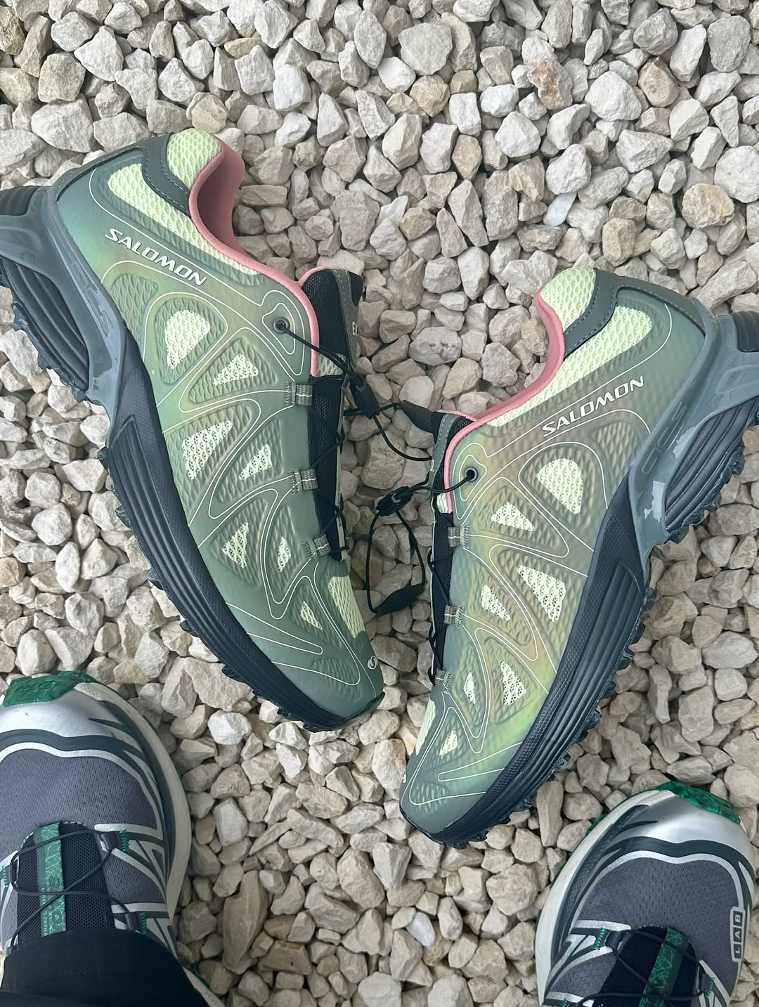 END. Salomon XT-Whisper Avocado lateral view
