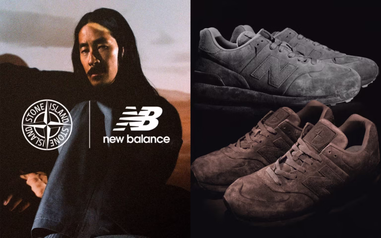 The Stone Island x New Balance 574 “Ghost” Pack Releases in September